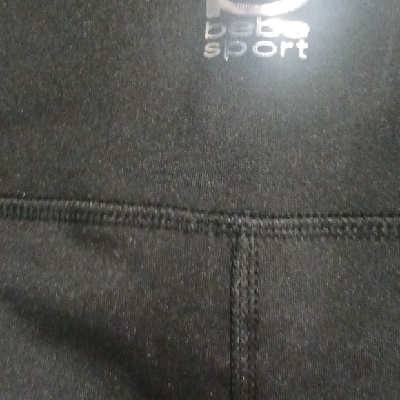 176. NWT BEBE SPORT CROP ACTIVE LEGGING - Picture 4 of 5